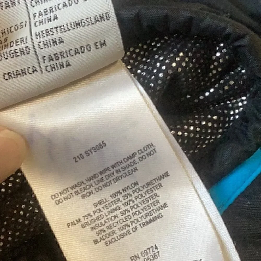 Columbia youth XS mittens